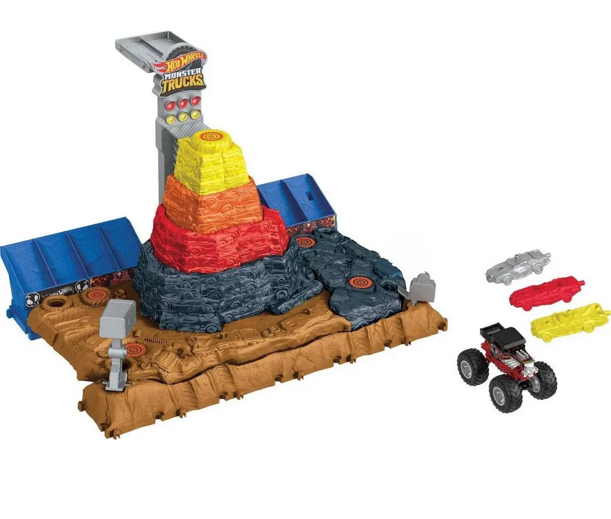 Hot Wheels Monster Trucks Arena Smashers Bone Shaker
Ultimate Crush Yard Playset 1