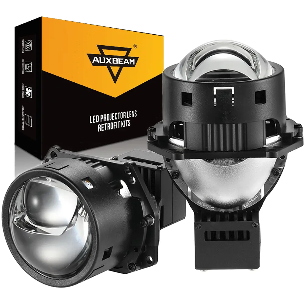 🆕3 Inch 140W Hyperboloid Bi-Led Direct Projector Lens Headlight K9 Series Retrofit Cutting Installation For Car | 2Pcs/Set 1