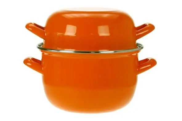 Cosy & Trendy Mosselpan - Oranje - Ø 18 Cm / 2.8 Liter - Geëmailleerde Anti-Aanbaklaag 1