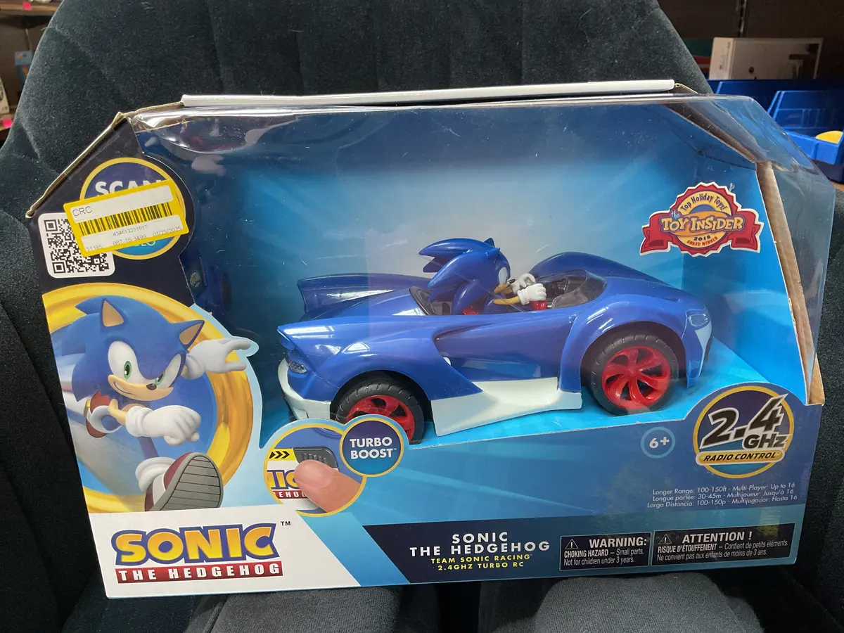 (Clearance) Nkok Sonic The Hedgehog 2.4 Ghz Turbo Boost Rc Vehicle 1