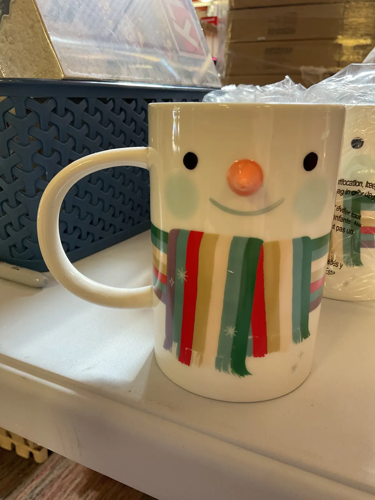 National Brand Christmas Snowman Mug 1