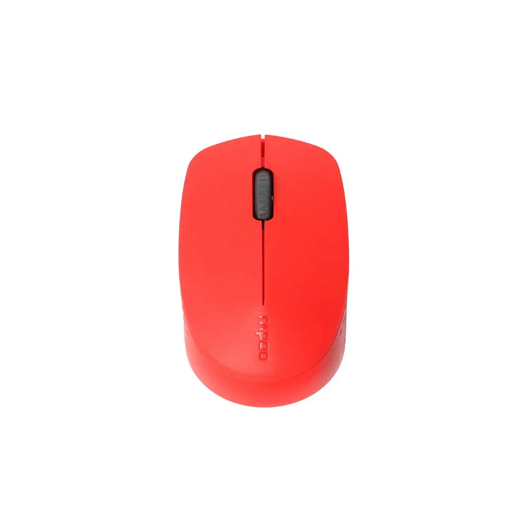 Rapoo M100 Silent, Multi Device, Wireless, Bluetooth, Mouse - Red 1