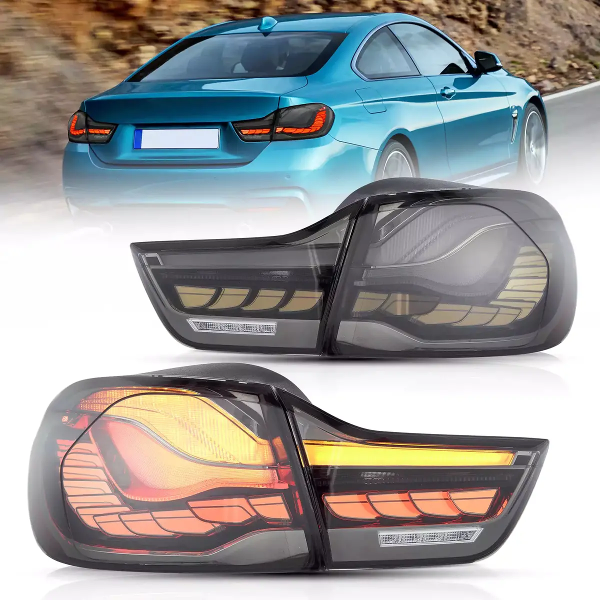 Oled Tail Lights Assembly For 2014-2020 Bmw 4 Series/M4 1
