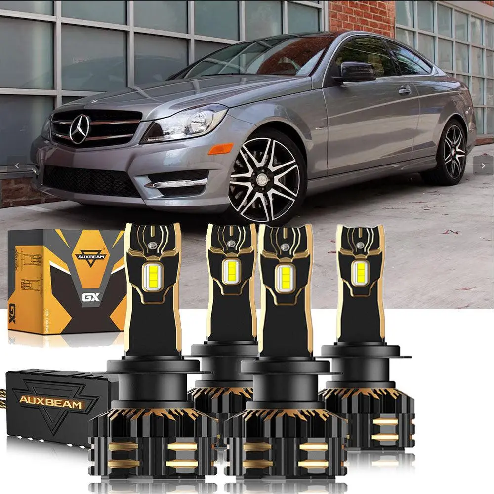 For 2013-2015 Mercedes Benz Gl450 H7 Led Headlight Bulbs Bundle 2