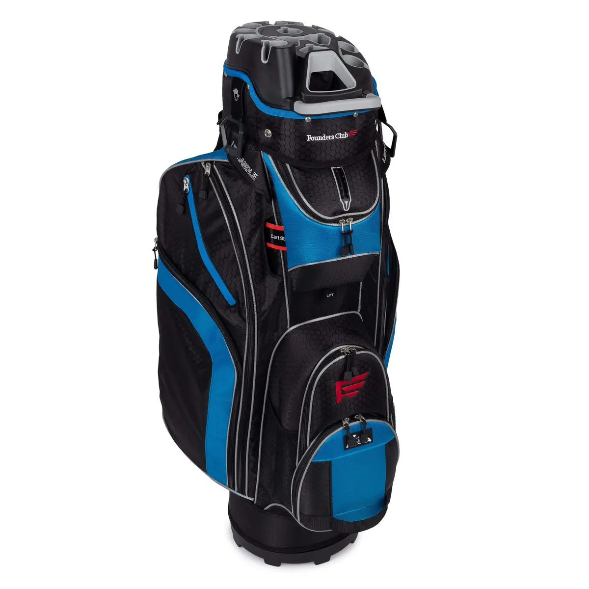 Founders Club 3Rd Gen Premium Organizer 14 Way Golf Cart Bag (Aegean Blue) 1