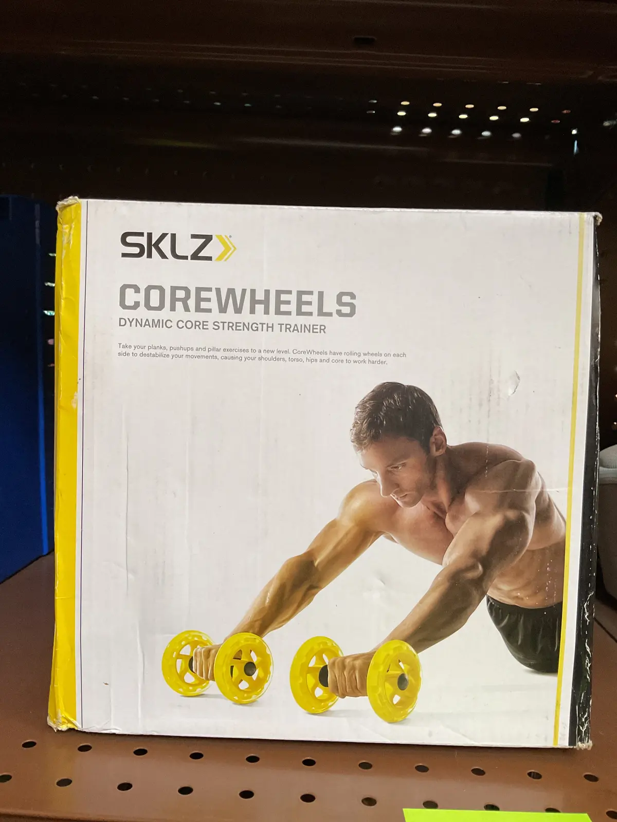 Sklz Core Strength Wheels 2Pk -Yellow 1
