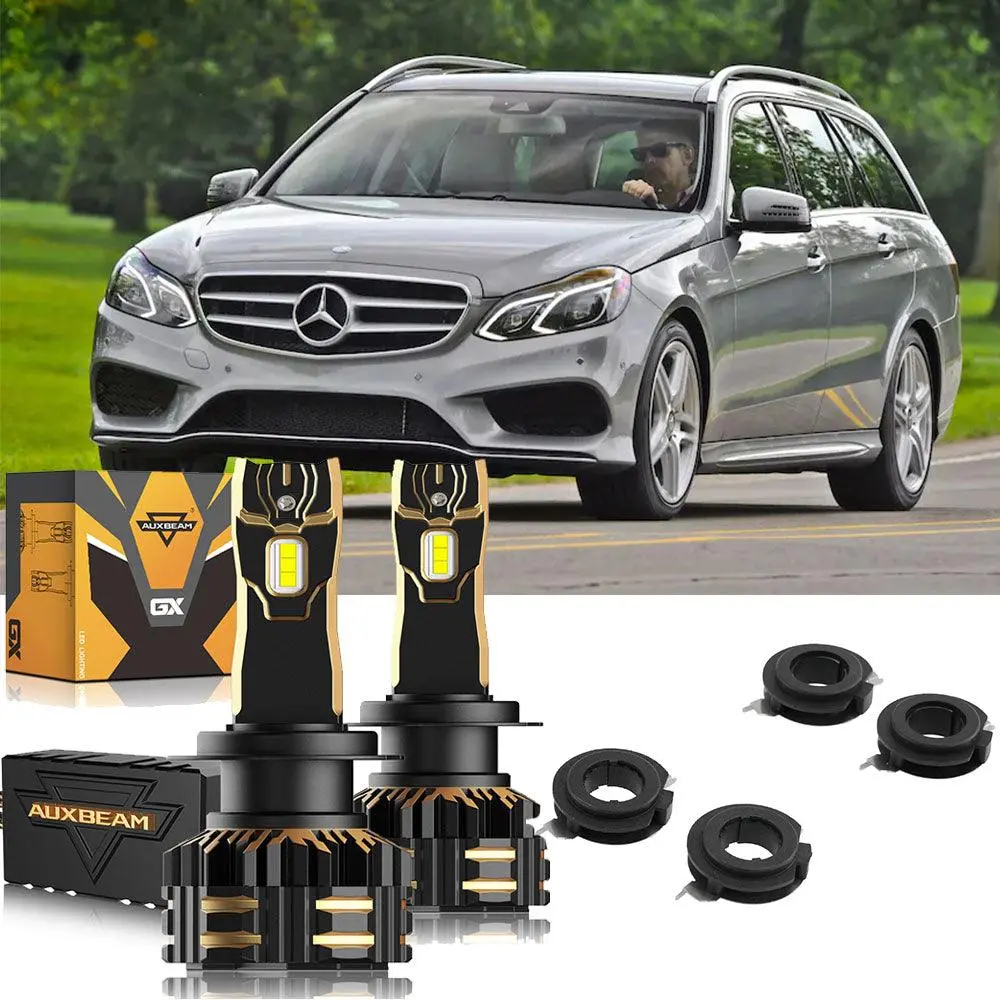 For 2014 Mercedes Benz E350 H7 Led Headlight Bulbs 1