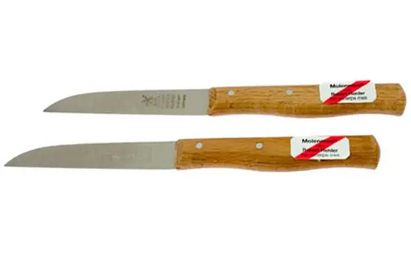Robert Herder Molenmes Rvs Hout - Lemmet 8.5 Cm - 2 Stuks 1