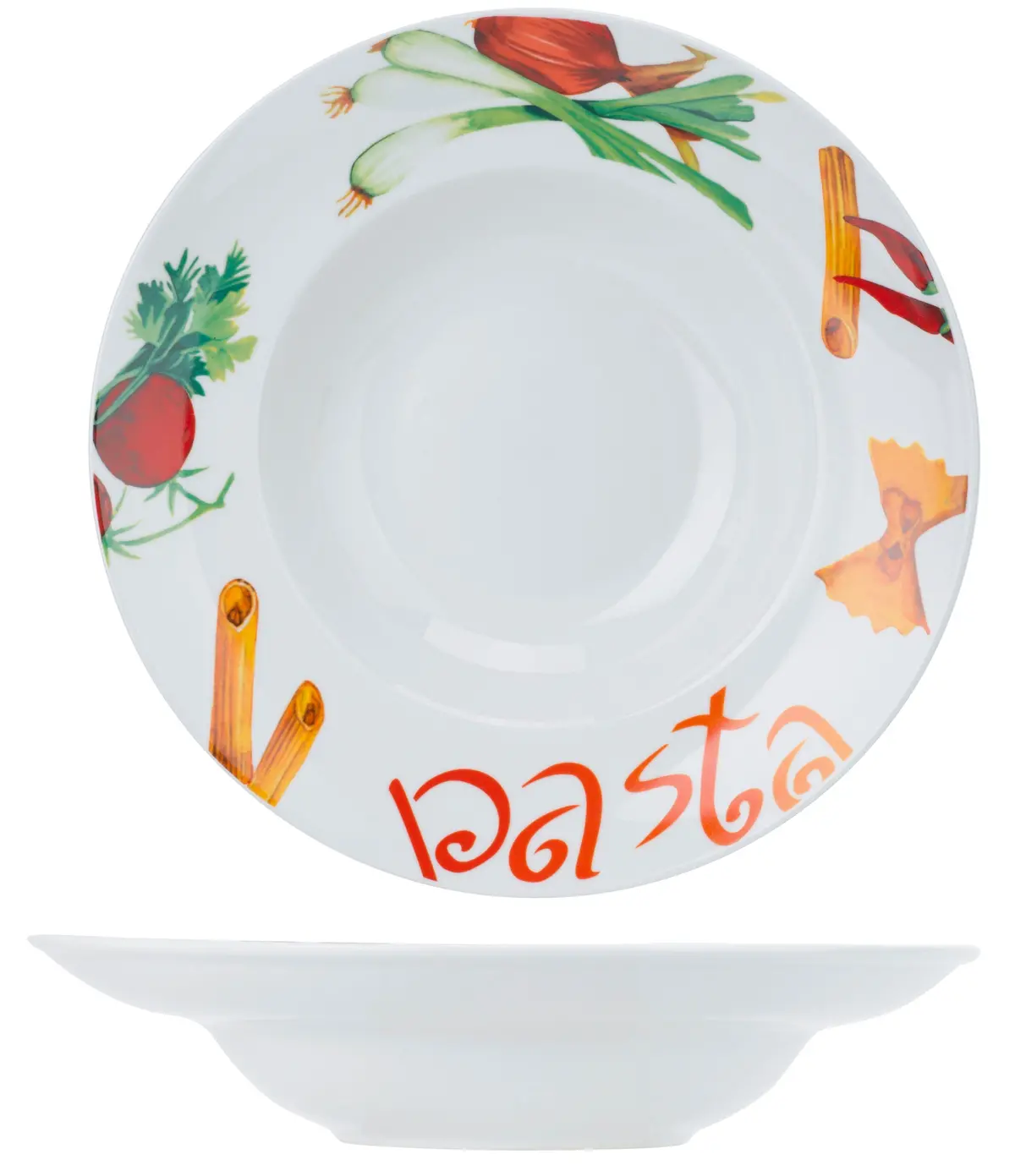 Cosy & Trendy Diepe Borden / Pastaborden - Pasta Ø 27 Cm - 4 Stuks 1