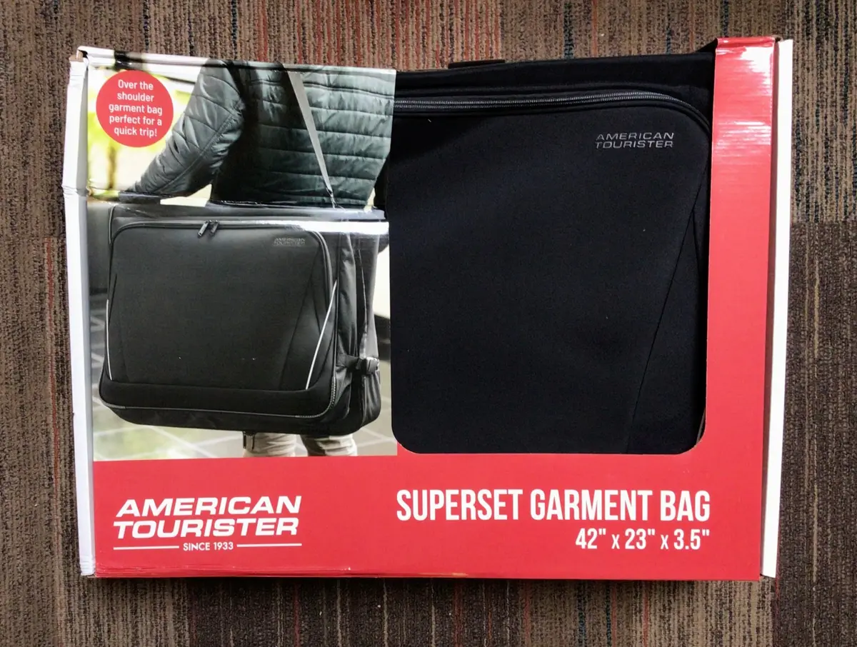 American Tourister Superset Garment Bag - Black - New In Box! - Clearance 1