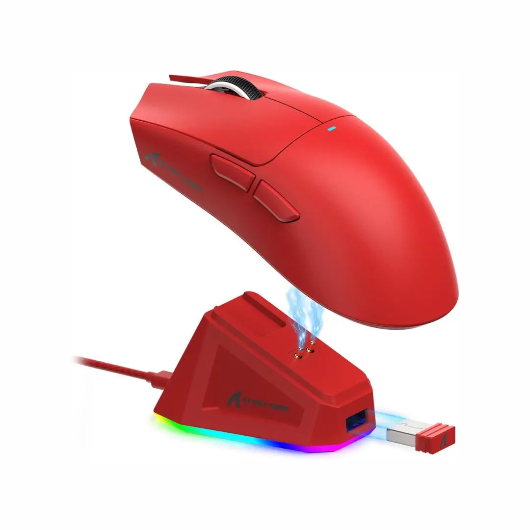 Attack Shark X11  Wireless Gaming Mouse - Red 1