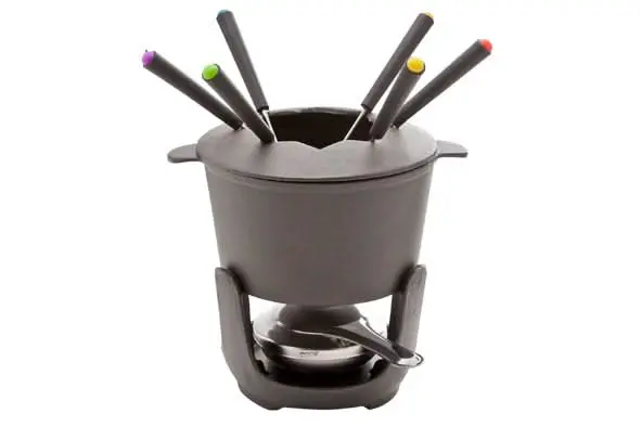 Cosy & Trendy Fondueset Gietijzer - 6 Personen - Grijs - 1.2 Liter 1