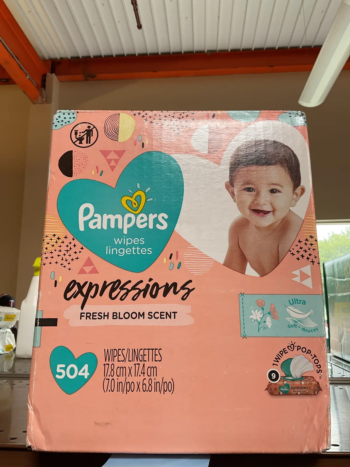 Pampers Baby Wipes - 504Ct- Fresh Bloom Scent 1