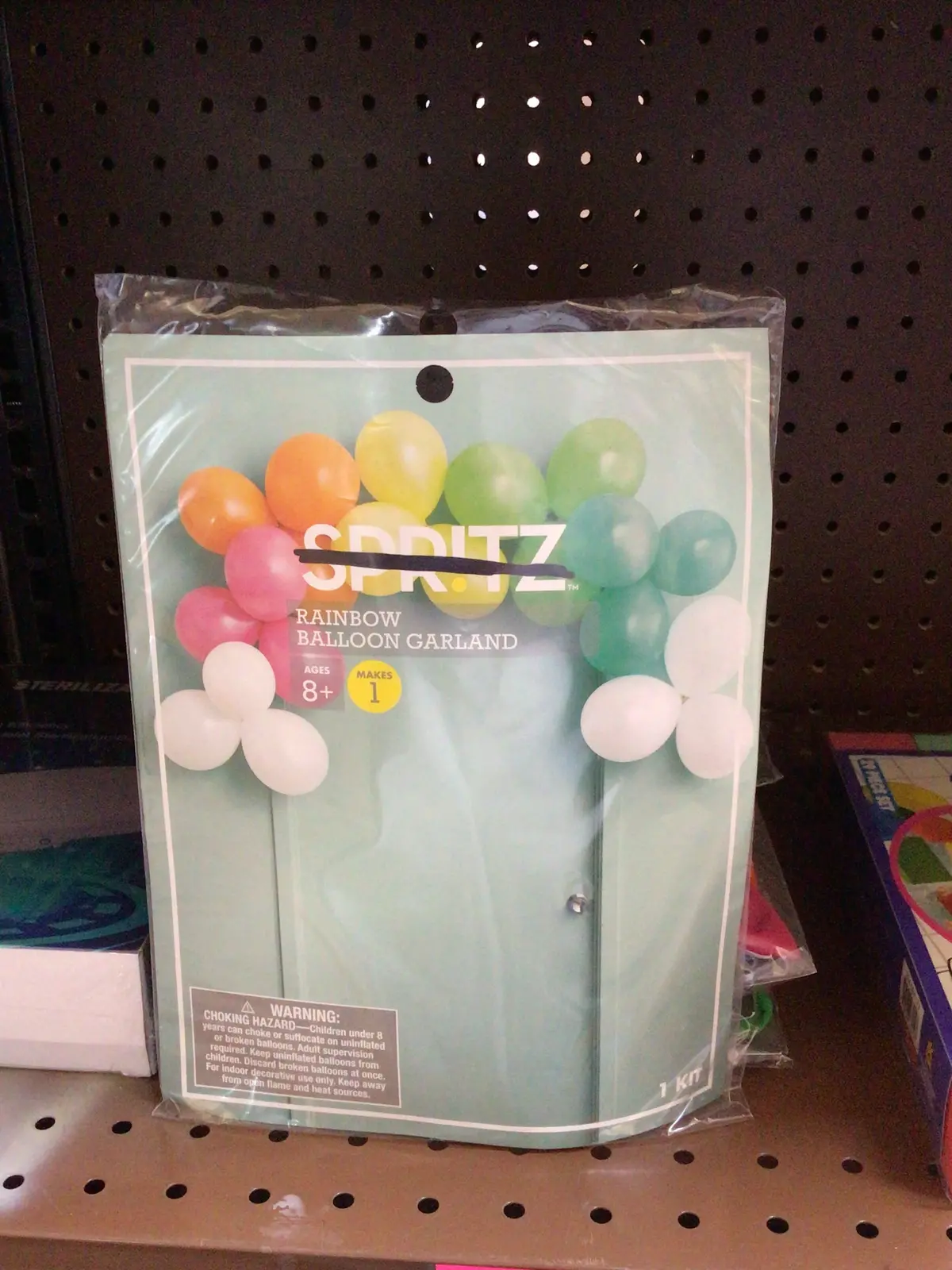 Rainbow Balloon Garland 1