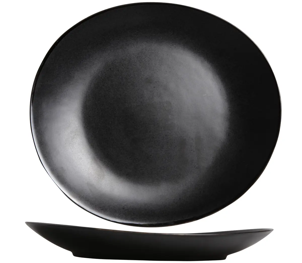 Cosy & Trendy Dinerborden Vongola Black - 28 X 26 Cm - 4 Stuks 1