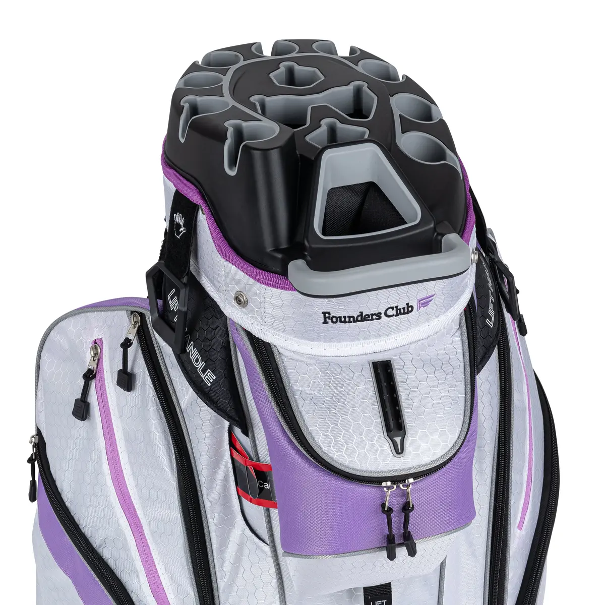 Women's Founders Club 3Rd Gen Premium Organizer 14 Way Golf Cart Bag - Purple 1