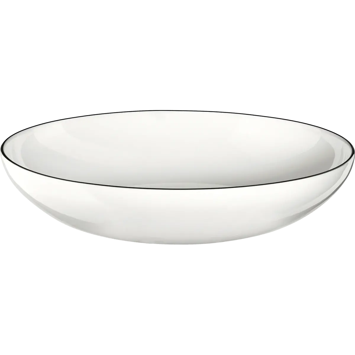 Asa Selection Diepe Borden / Pastaborden A Table Ligne Noire Ø 22 Cm - 4 Stuks 1
