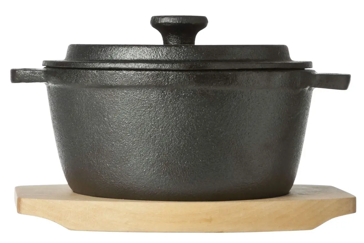 Cosy & Trendy Serveerpannetje  Gietijzer Ø 13 Cm / 500 Ml 1