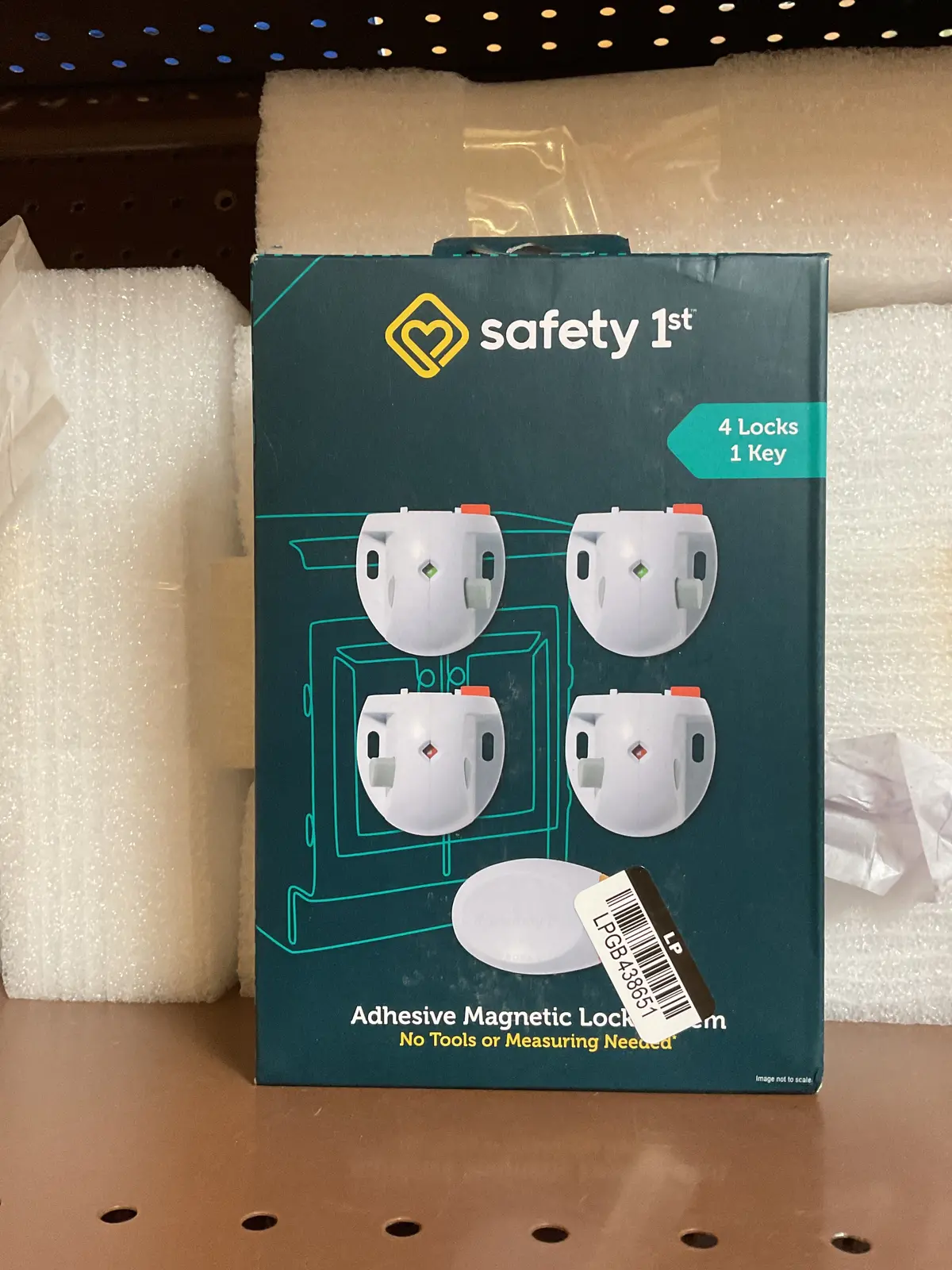Safety 1St Adhesive Magnetic Lock - 4L/1K 1
