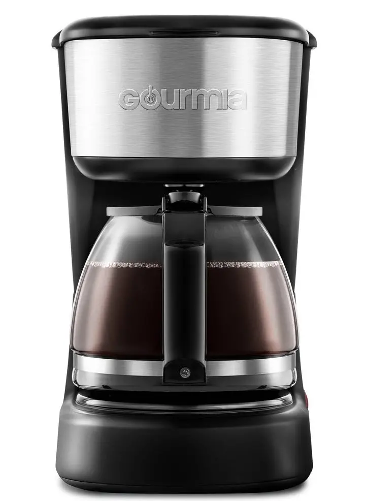 Gourmia 5 Cup One-Touch Switch Coffee Maker With Auto Keep Warm Black 1