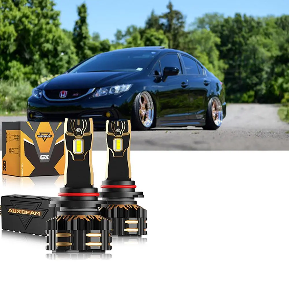 For 2014-2015 Honda Civic 9005 H11 9006 Led Headlight Bulbs Bundle 22
