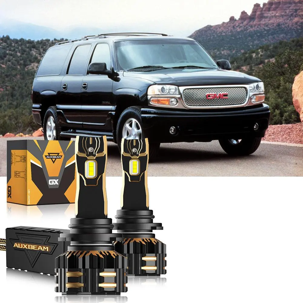 For 2000-2001 Gmc Yukon 9005 9006 Led Headlight Bulbs Bundle 11