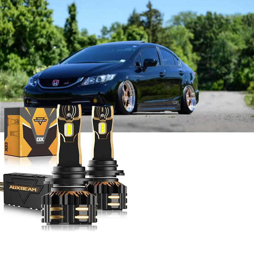 For 2014-2015 Honda Civic 9005 H11 9006 Led Headlight Bulbs Bundle 24