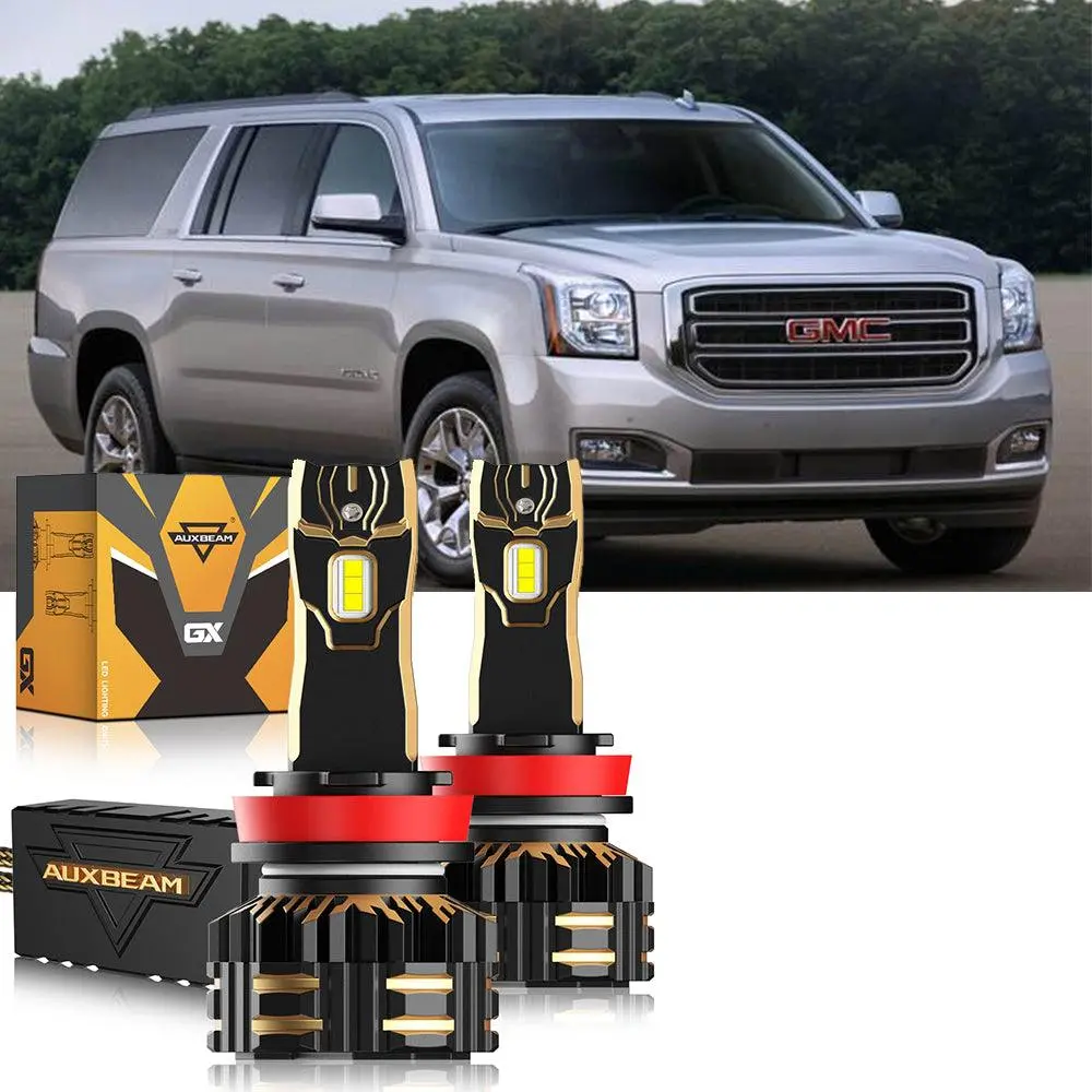 For 2017-2018 Gmc Yukon Xl Halogen 9005 H11 Led Headlight Bulbs Bundle 5