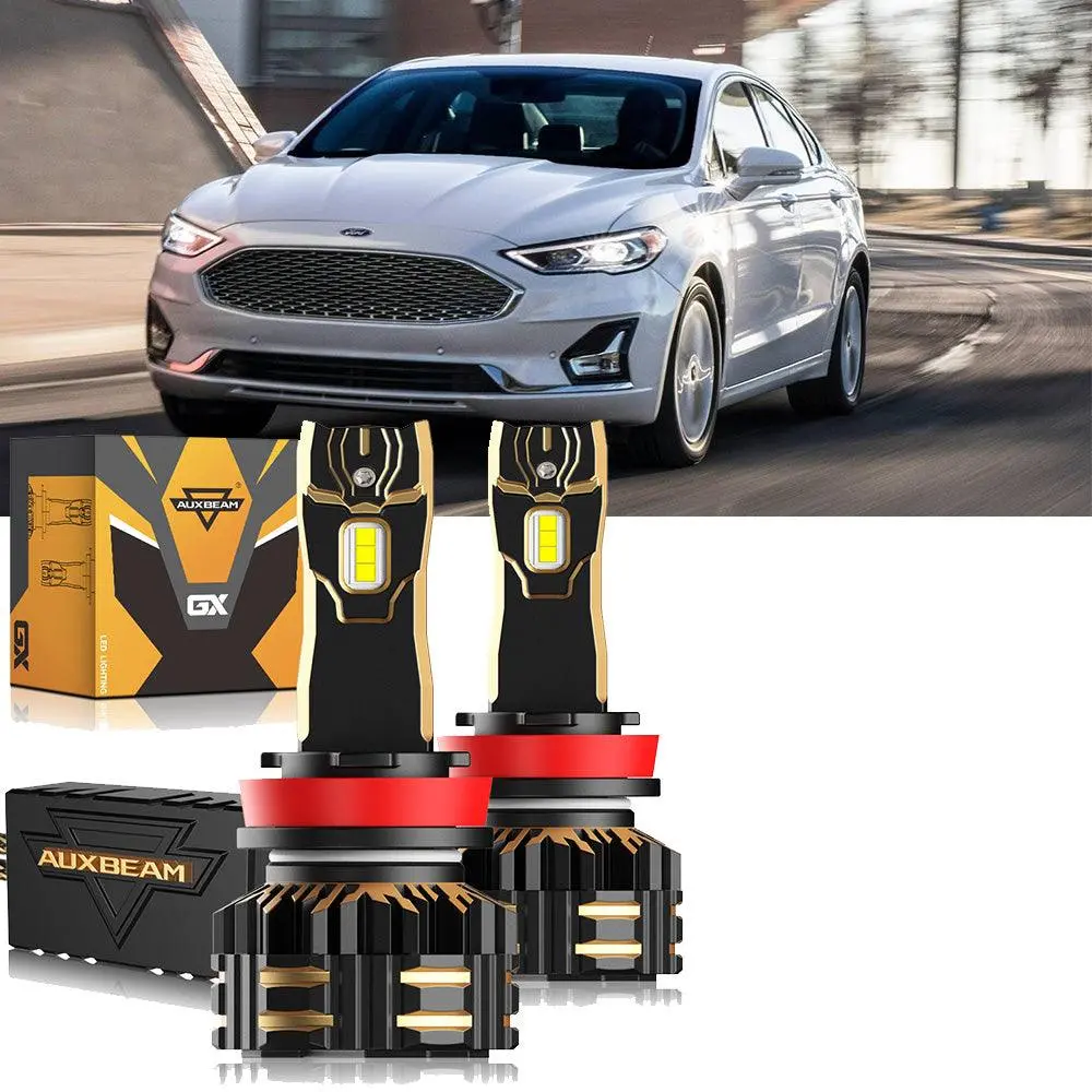 For 2006-2017 Ford Fusion H7 H11 Led Headlight Bulbs Bundle 16