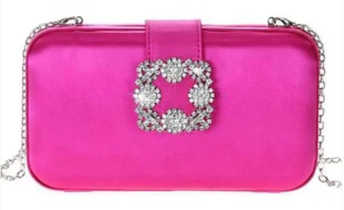 Clutch Bag - 	Hot Pink 1