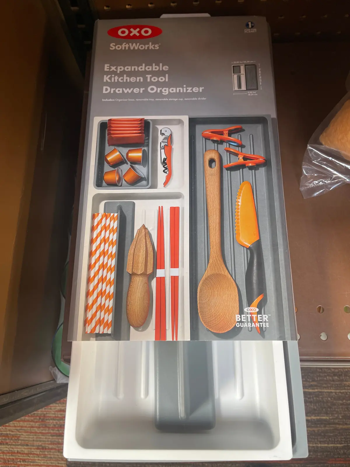 Oxo Expandable Kitchen Tool
Drawer Organizer 1
