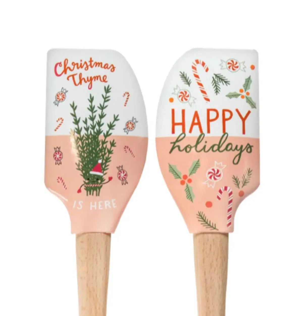 Wooden Handled Silicone Spatula (Variants) 3