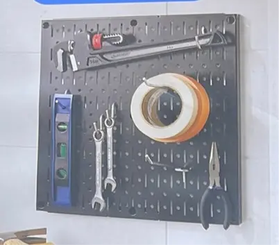 Heavy Duty Steel Pegboard- Black 1