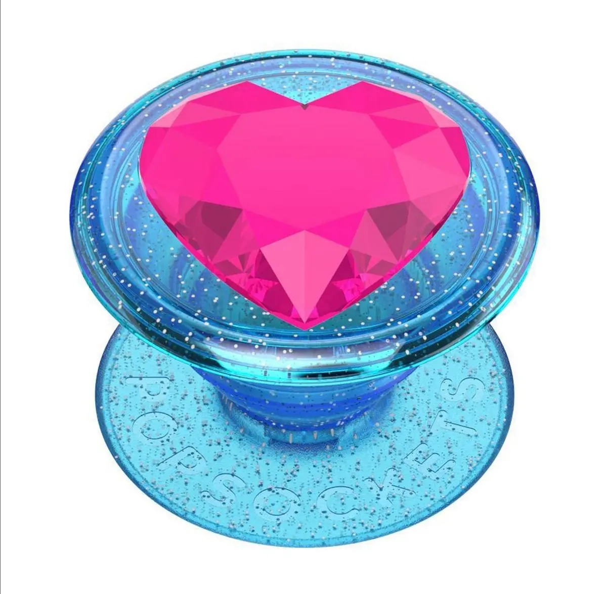 Popsockets Popgrip Cell Phone Grip & Stand - Bon Bon Ice Blue Heart 1