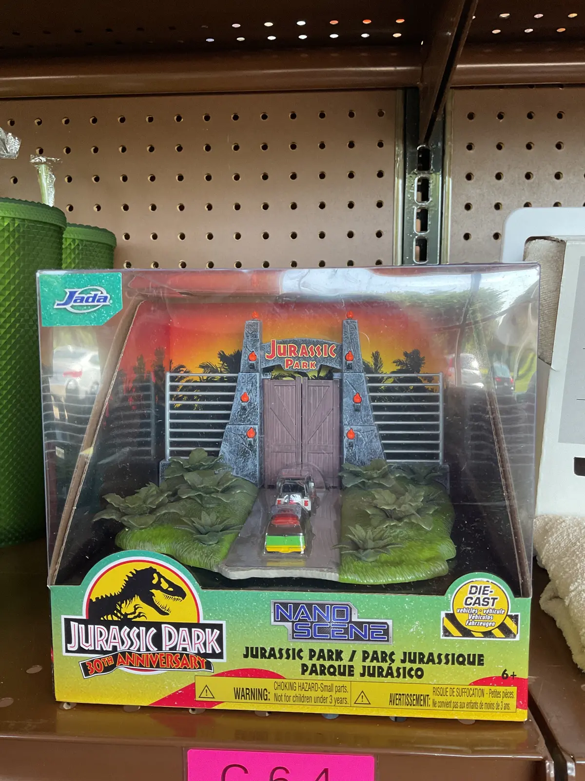 Jurassic Park Nano Scene Diorama With 2 Vehicles 1