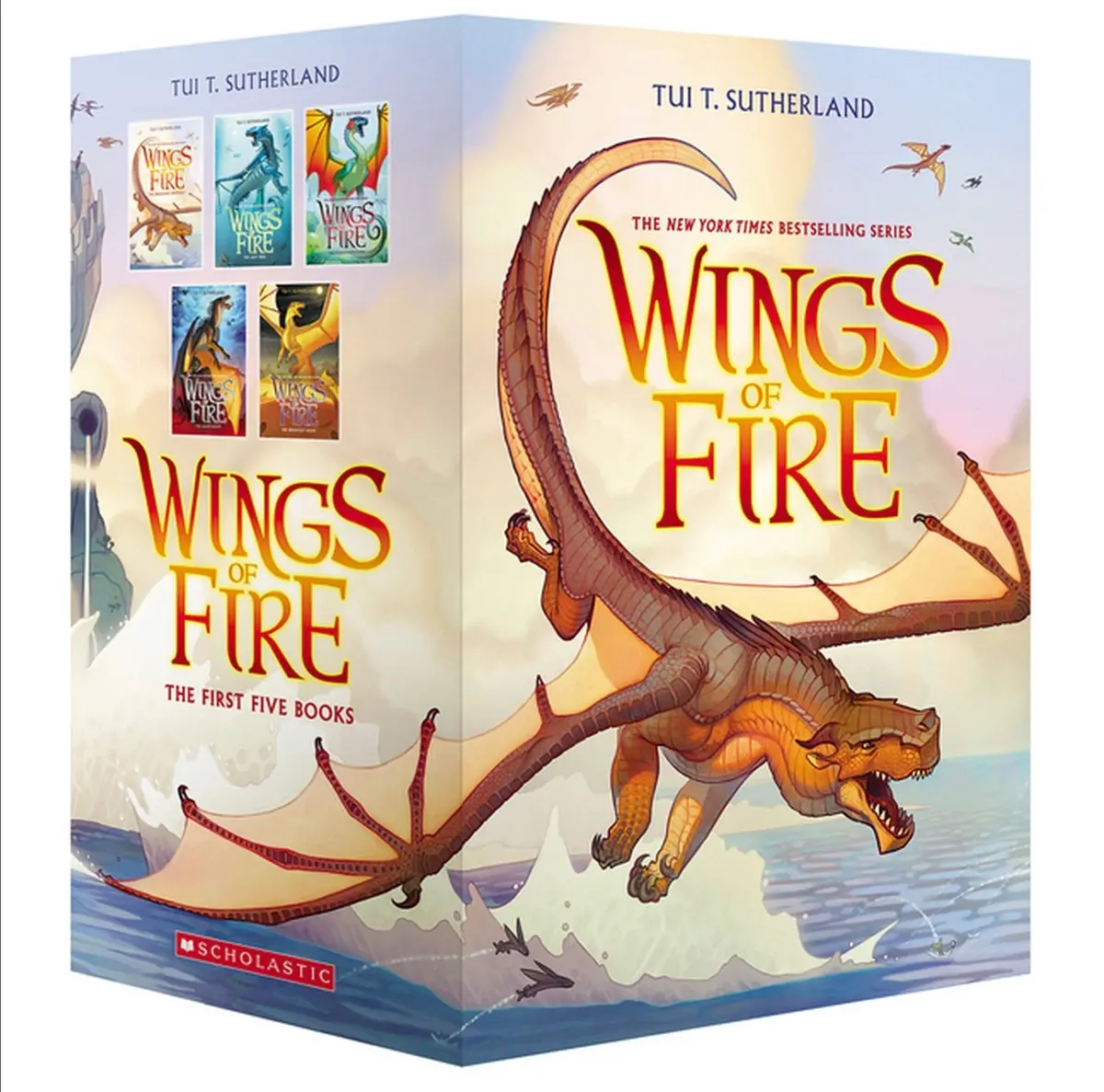 Wings Of Fire Box - By Tui T Sutherland ( Mixed
Media Product 1