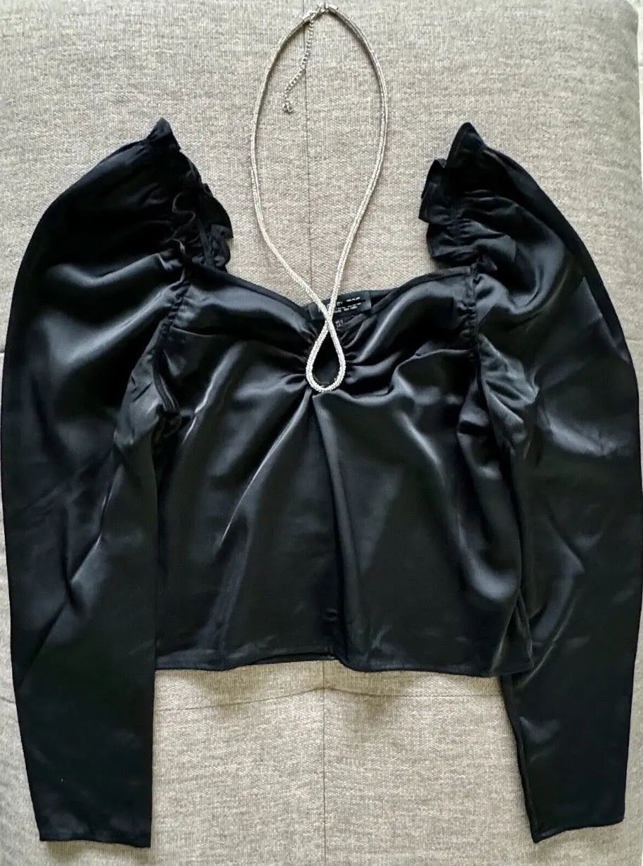 Ladies' Blouse - Black - Size S 1