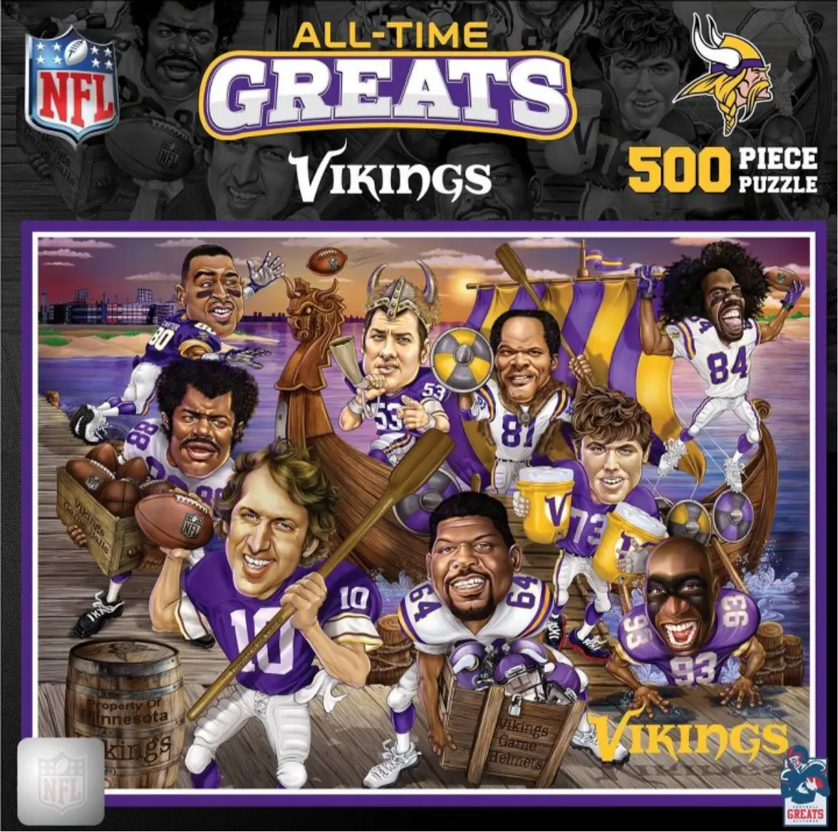 Nfl Minnesota Vikings 500Pc All-Time
Great Puzzle 1