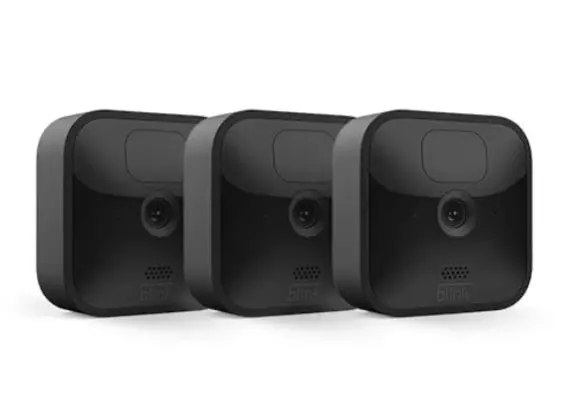 Blink Outdoor - Wireless, Weather-Resistant Hd Security Camera, Two Year Battery Life, Motion Detection, Set Up In Minutes - 3 Camera System 1