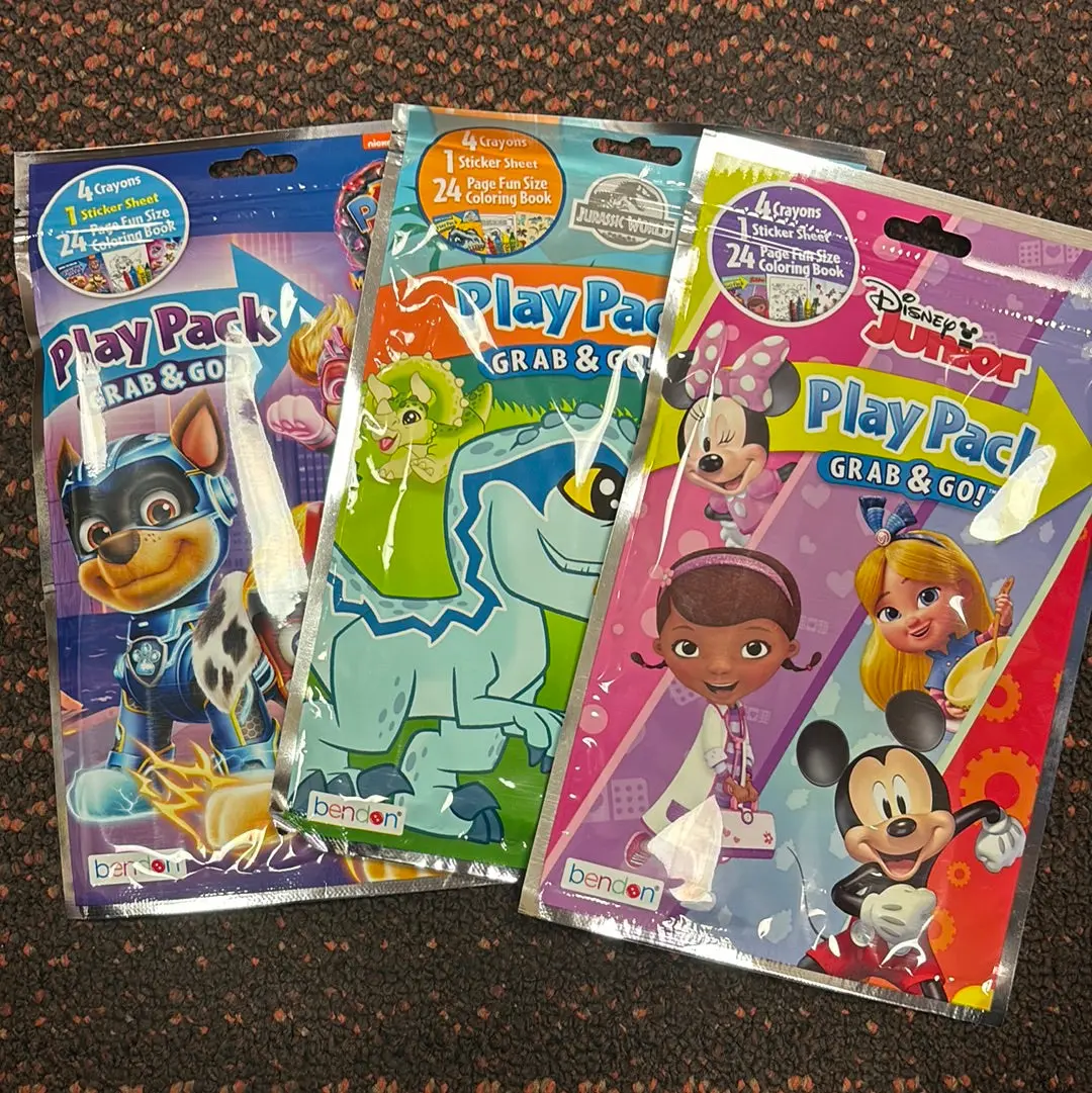Case Pack Kids Party Favor Packs - 20 Play Packs Variety 1 1