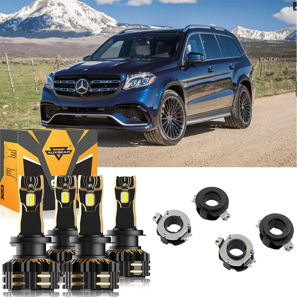 For 2017-2019 Mercedes Benz Gls450 H7 Led Headlight Bulbs 1