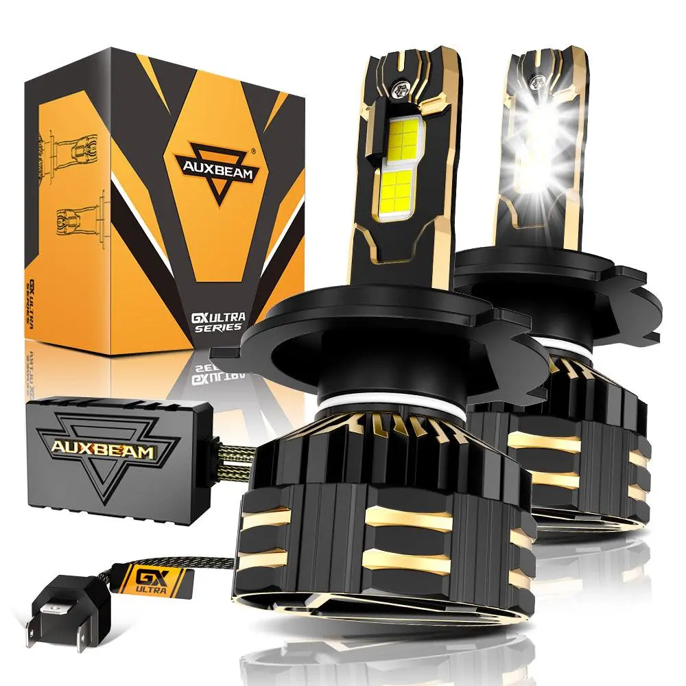 🆕H4 Led Headlight Bulbs 240W 40000Lm Gx-Ultra Series 6500K Cool White | 2 Bulbs 1