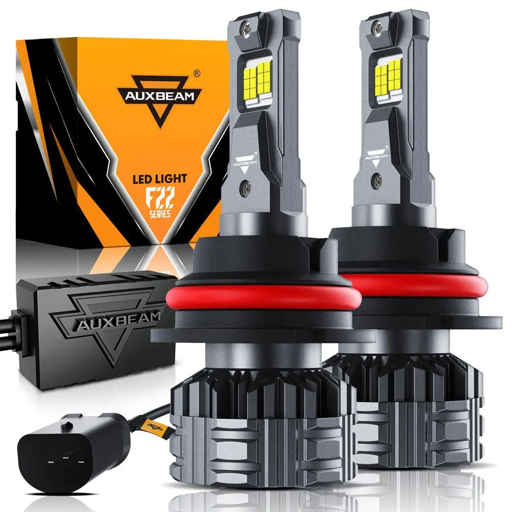 9007 Led Headlight Bulbs 110W 24000Lm F22 Series High Brightness 6500K Cool White | 2 Bulbs 1
