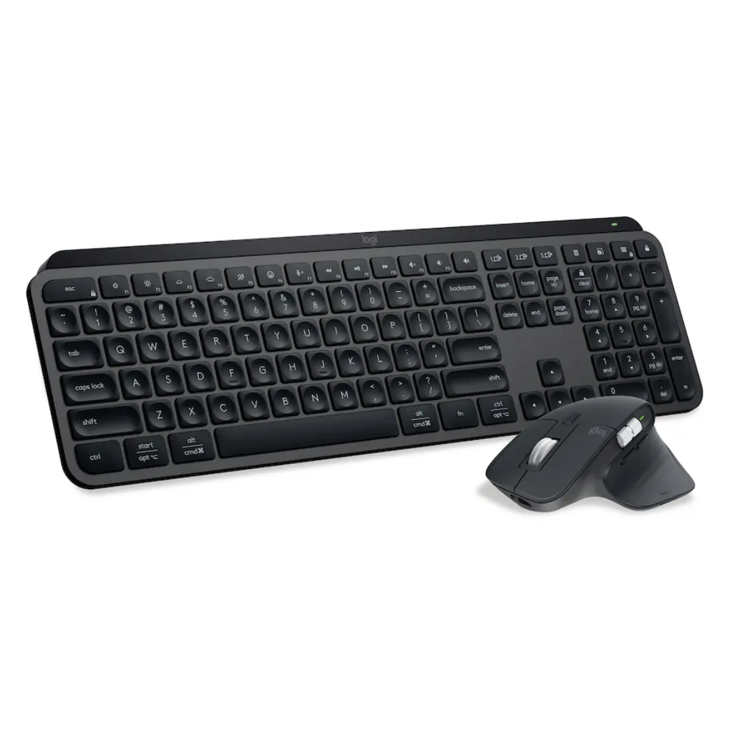 Logitech Mx Keys S Combo - Performance Wireless Keyboard & Mouse With Palm Rest 1