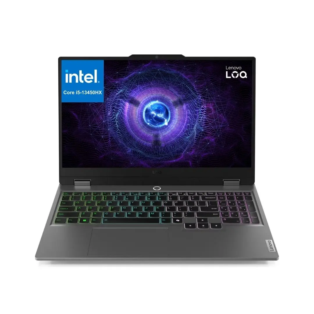 Lenovo Loq 15Irx9 - (73Ps) Intel Core I5-13450Hx, Ram 16Gb, Ssd 512Gb, Rtx 3050 6Gb, 15.6 Inch Fhd Ips 144Hz, Luna Gray 1