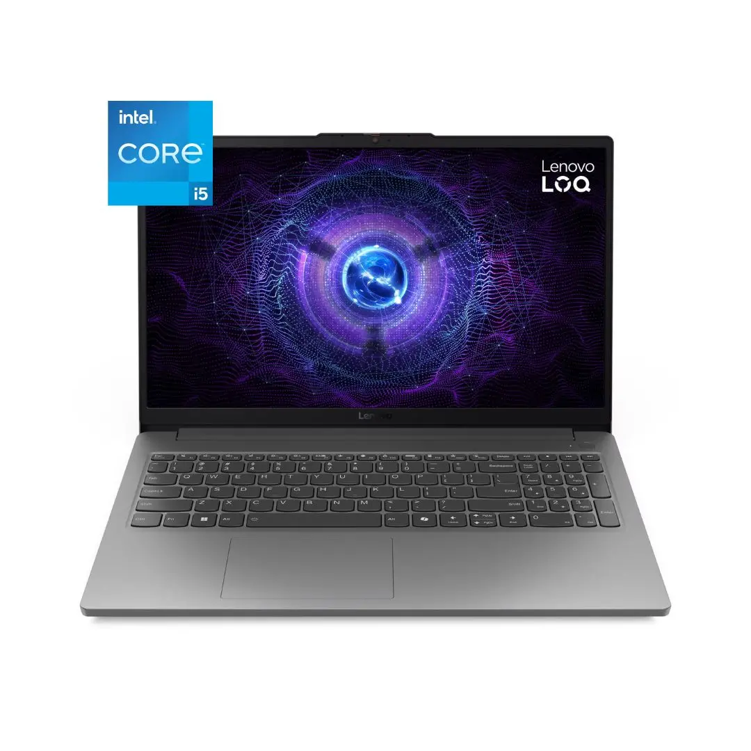 Lenovo Loq 15Iax9e - (9Vin), Intel Core I5-12450Hx, Ram 16Gb, Ssd 512Gb, Rtx 3050 4Gb, 15.6 Inch Fhd Ips 144Hz, Luna Grey 1