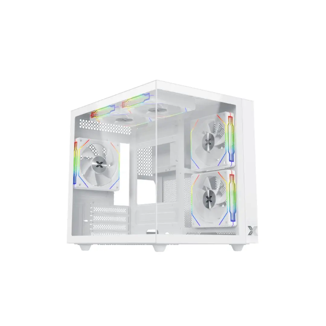 Xigmatek Aqua M Lite Arctic Micro Tower Case - White 1