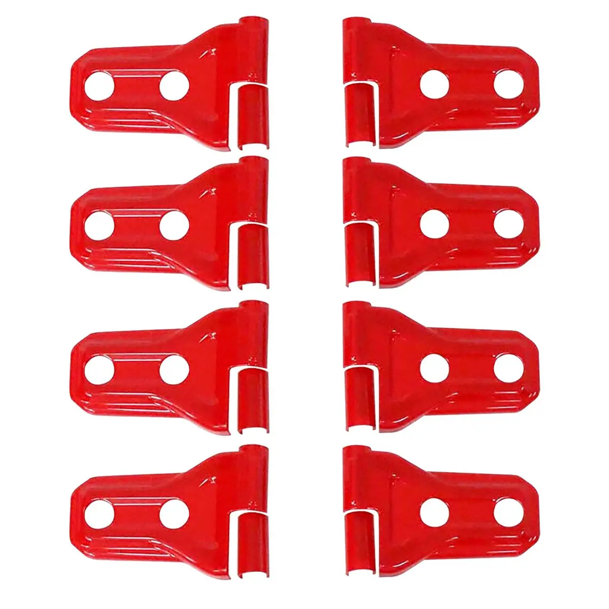 (8Pcs/Set) Door Hinge Shell For Jeep Wrangler Jl 2018-2022 (Black/ Red/ Silver) 1