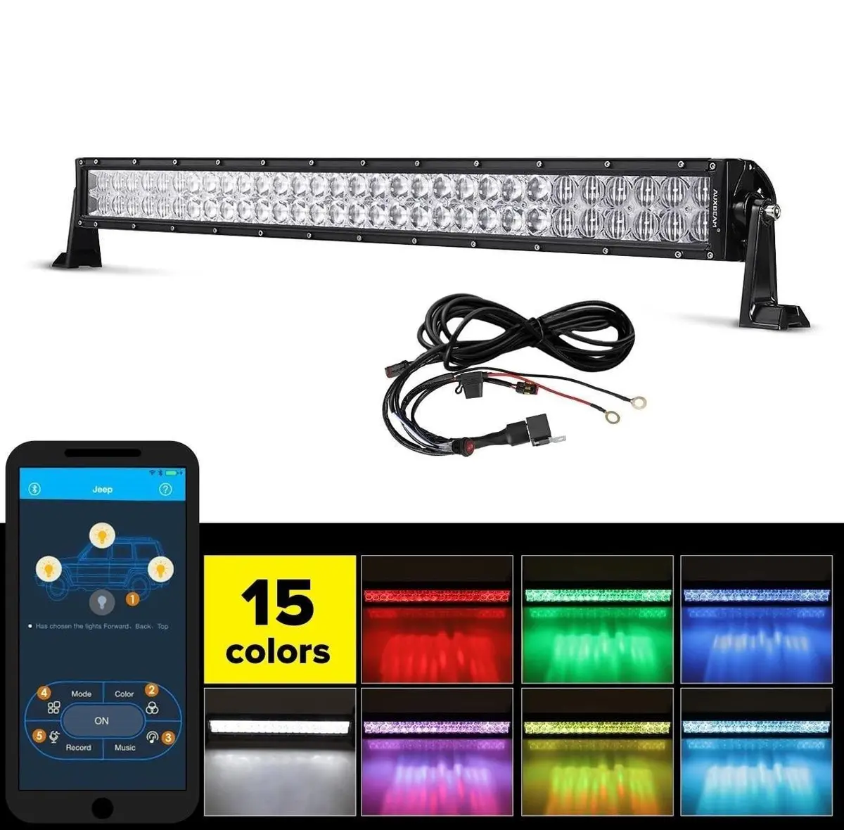 V-Series Rgb Color Changing Off Road Led Light Bar 1