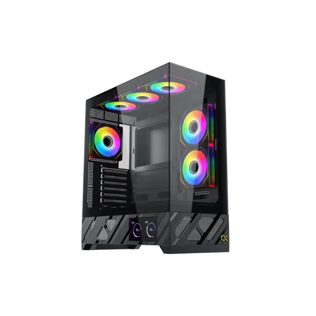 Xigmatek Alphard Pro Mid Tower Case - Black 1